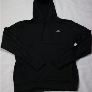 Black adidas hoodie, size medium, good condition.
